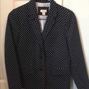 NWOT polka dot blazer